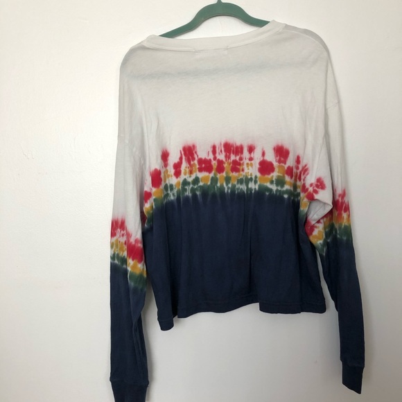 Free People Rainbow Wash Tie Dye Tee - Picture 6 of 7